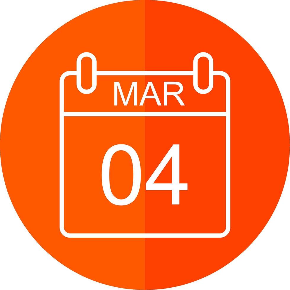March Line Yellow White Icon vector