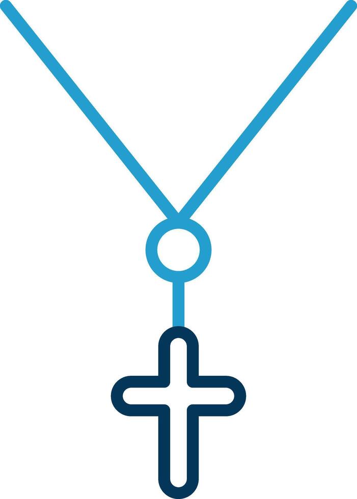 Anj Line Blue Two Color Icon vector