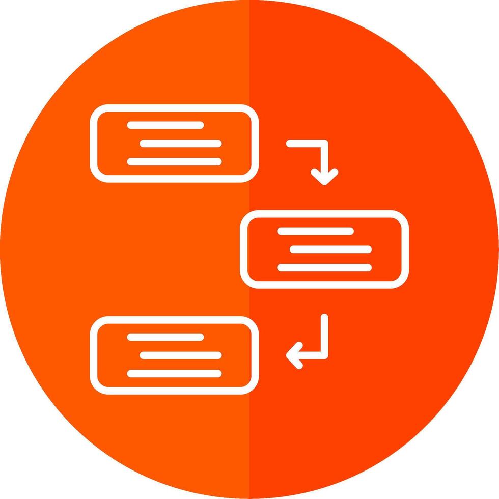 Dependencies Line Yellow White Icon vector