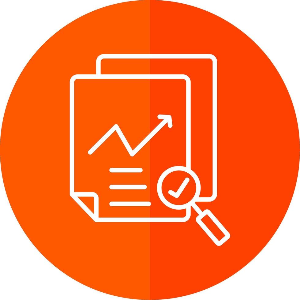 Data Quality Line Yellow White Icon vector