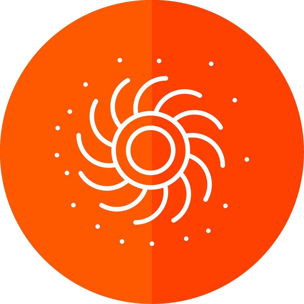 Black Hole Line Yellow White Icon vector