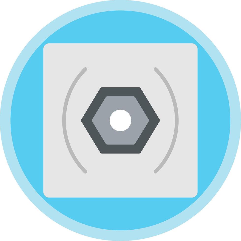 Bracket Flat Multi Circle Icon vector