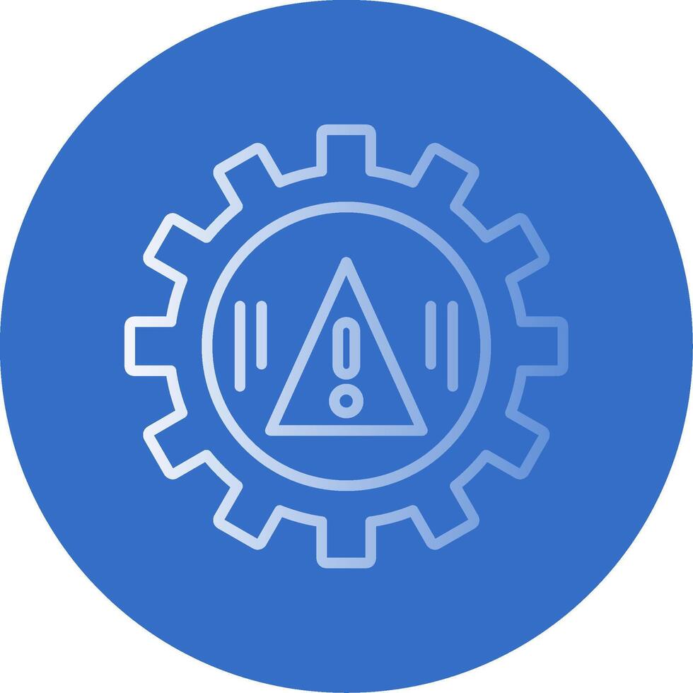 Risk Management Flat Bubble Icon vector