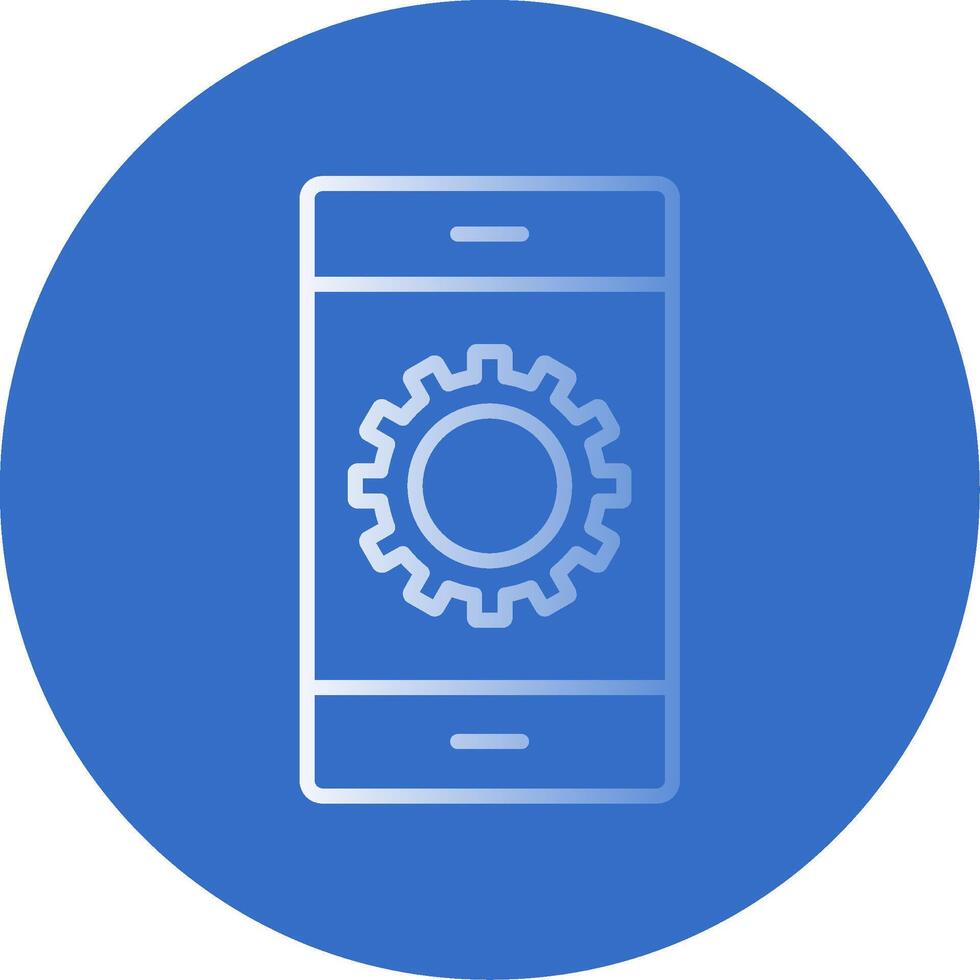 Development Flat Bubble Icon vector