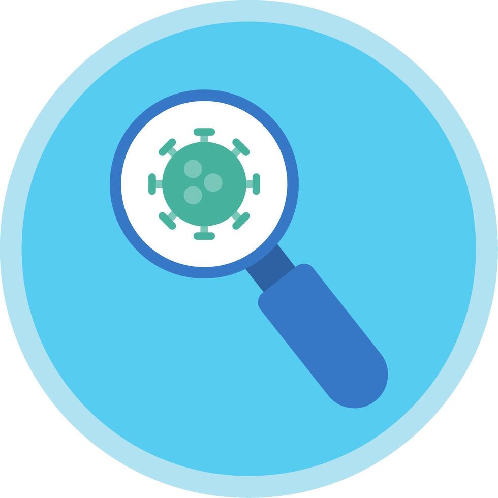Detection Flat Multi Circle Icon vector