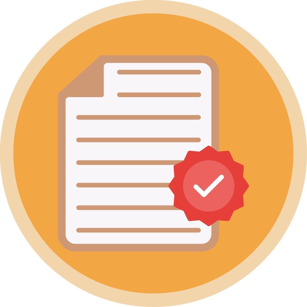 File Flat Multi Circle Icon vector