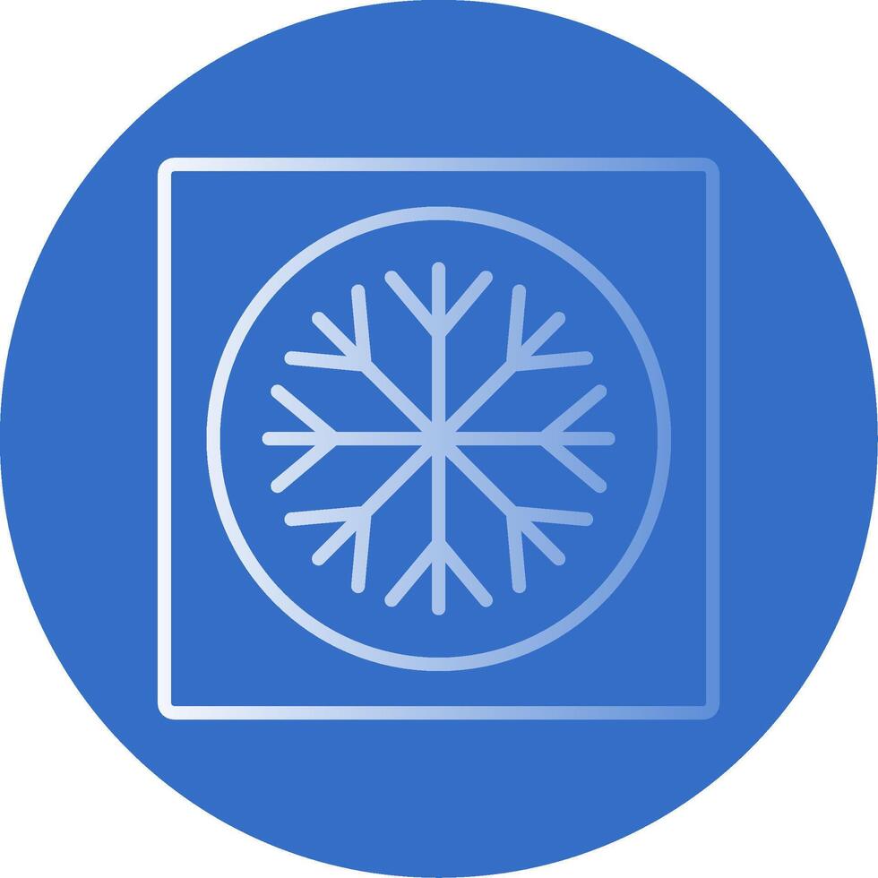 Ac Gradient Line Circle Icon vector