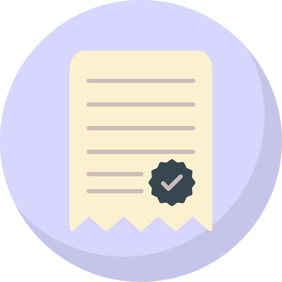 Notes Flat Bubble Icon vector