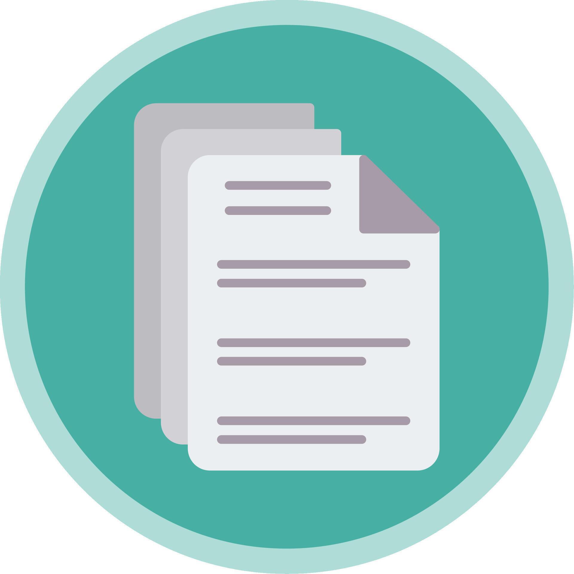Documents Flat Multi Circle Icon 44114339 Vector Art at Vecteezy