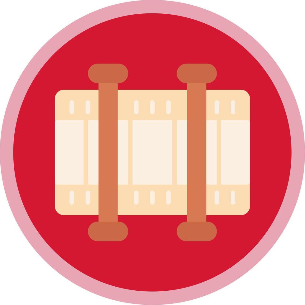 Scrolling Flat Multi Circle Icon vector