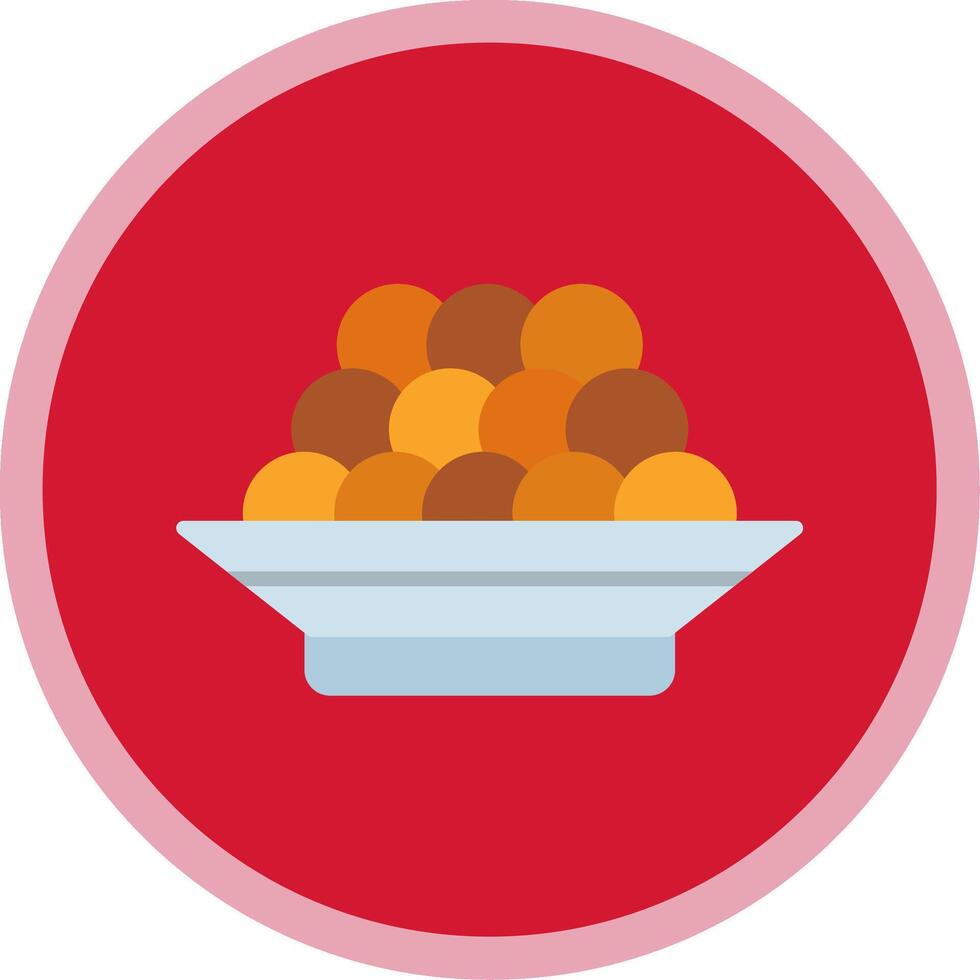 Caviar Flat Multi Circle Icon vector