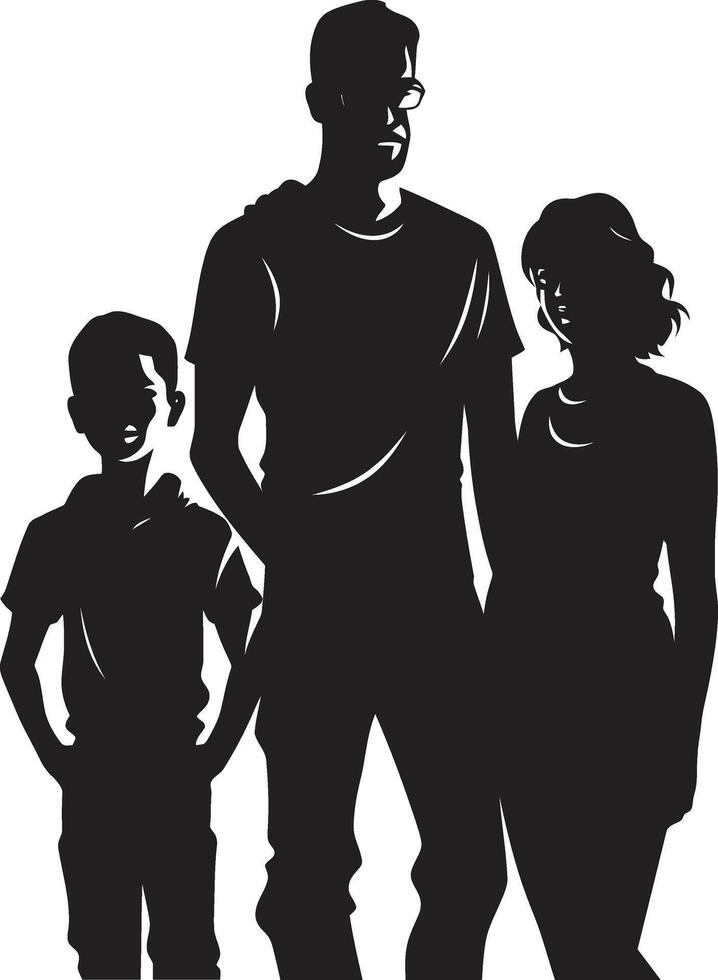 Serenity Squad Family ic Element United Uplift ic Happy Family vector
