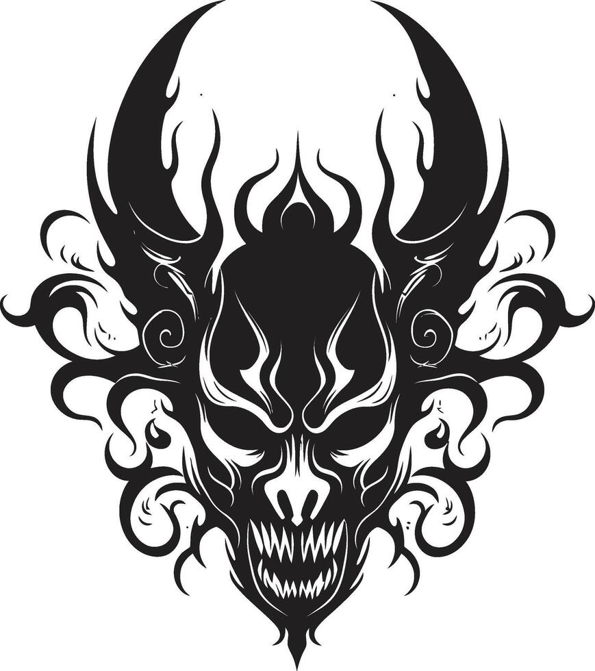 Temptation Token Devilhead Tattoo Symbol Midnight Majesty Evil Devilhead vector