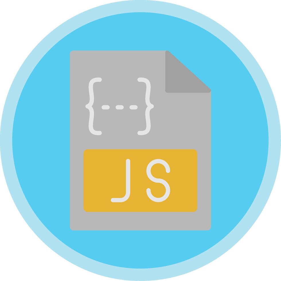 Js Flat Multi Circle Icon vector