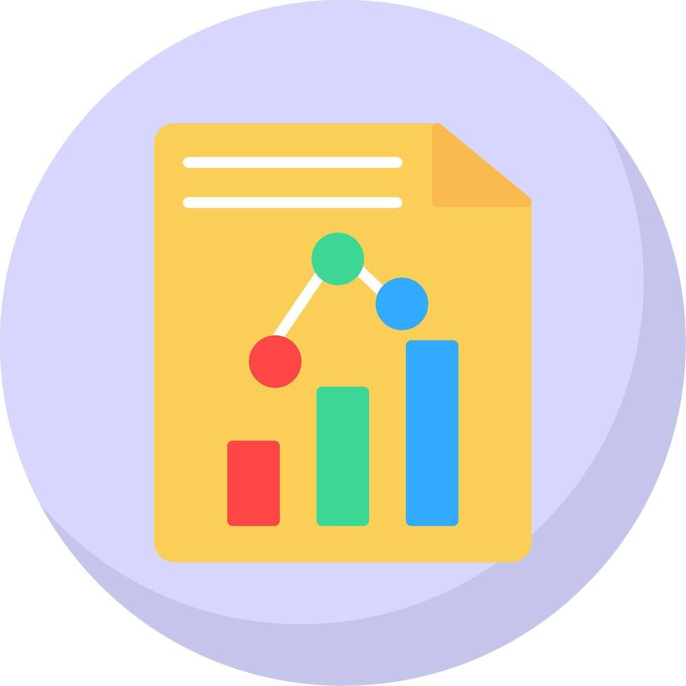 Paper Gradient Line Circle Icon vector