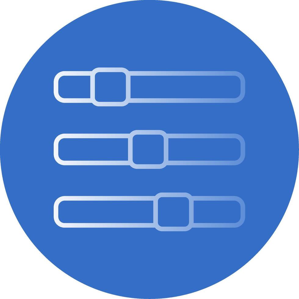 Progress Bar Gradient Line Circle Icon vector