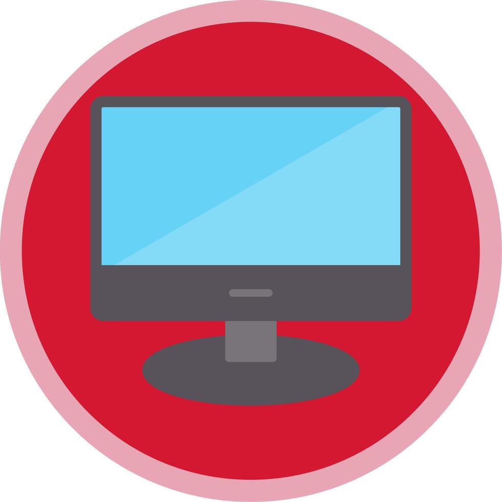 Lcd Flat Multi Circle Icon vector