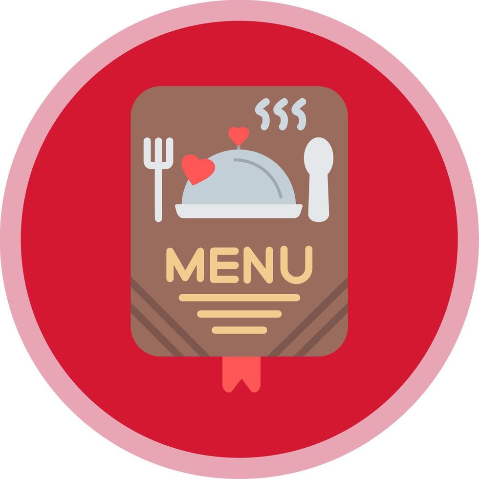 Menu Flat Multi Circle Icon vector