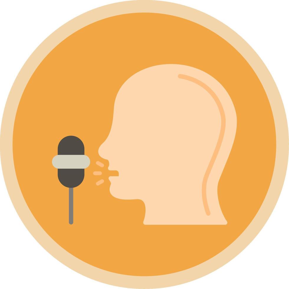 Recording Flat Multi Circle Icon vector