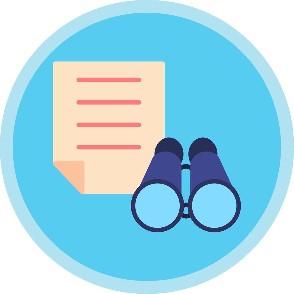 Scope Flat Multi Circle Icon vector