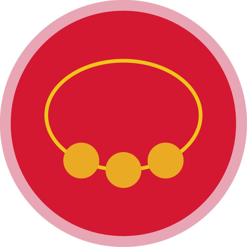 Bangle Flat Multi Circle Icon vector