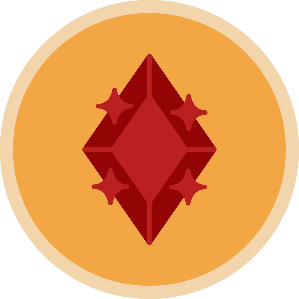 Diamond Flat Multi Circle Icon vector
