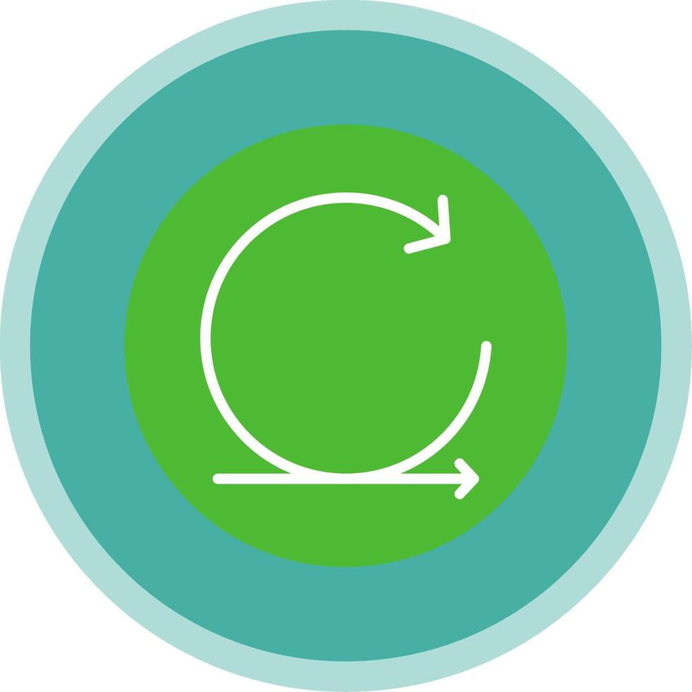 Agile Flat Multi Circle Icon vector