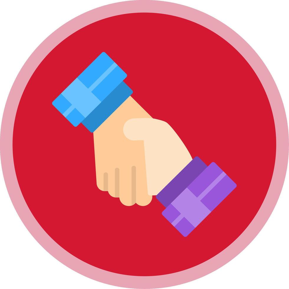 Business Relationship Flat Multi Circle Icon vector