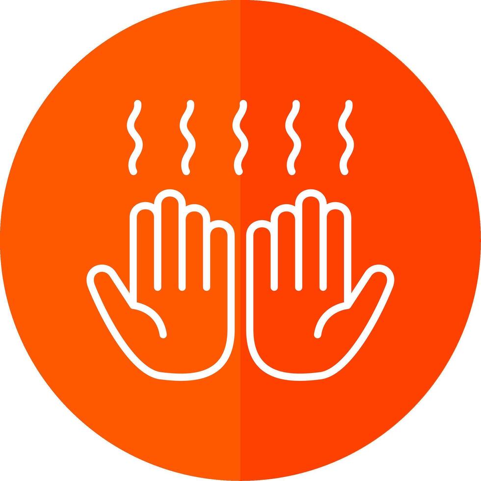 Hand Dryer Line Yellow White Icon vector