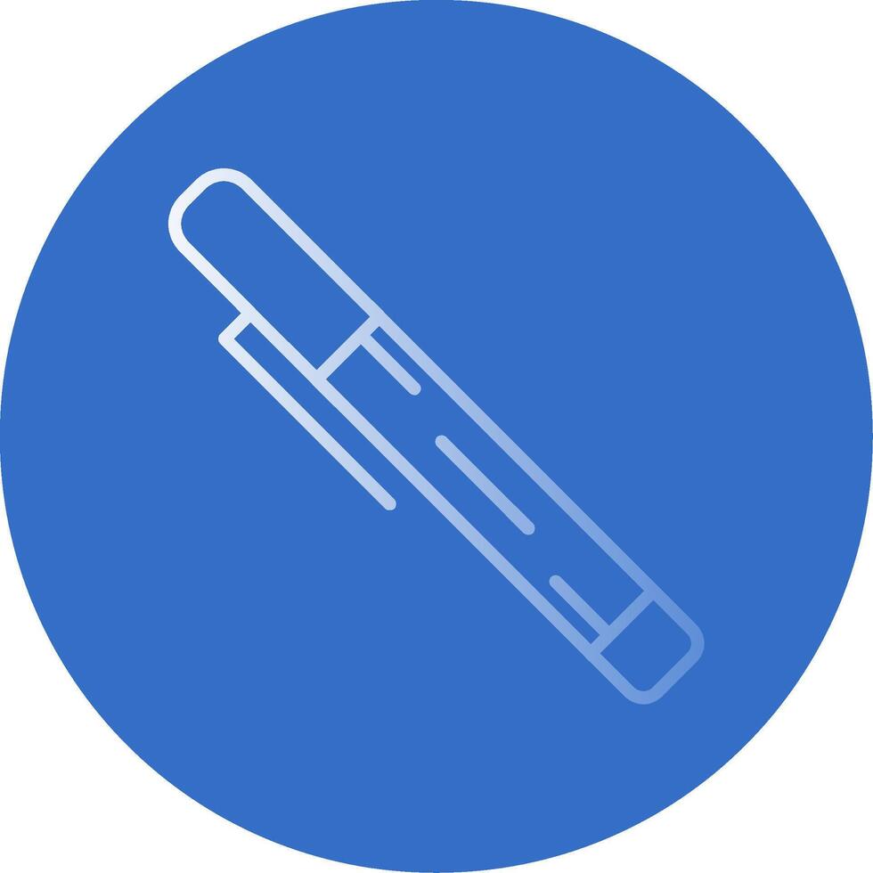 bolígrafo plano burbuja icono vector