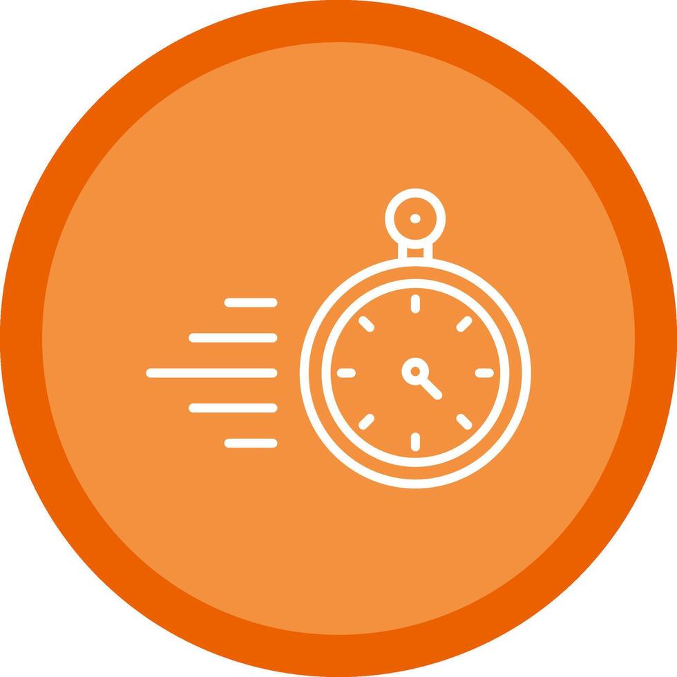 Timer Line Multi Circle Icon vector