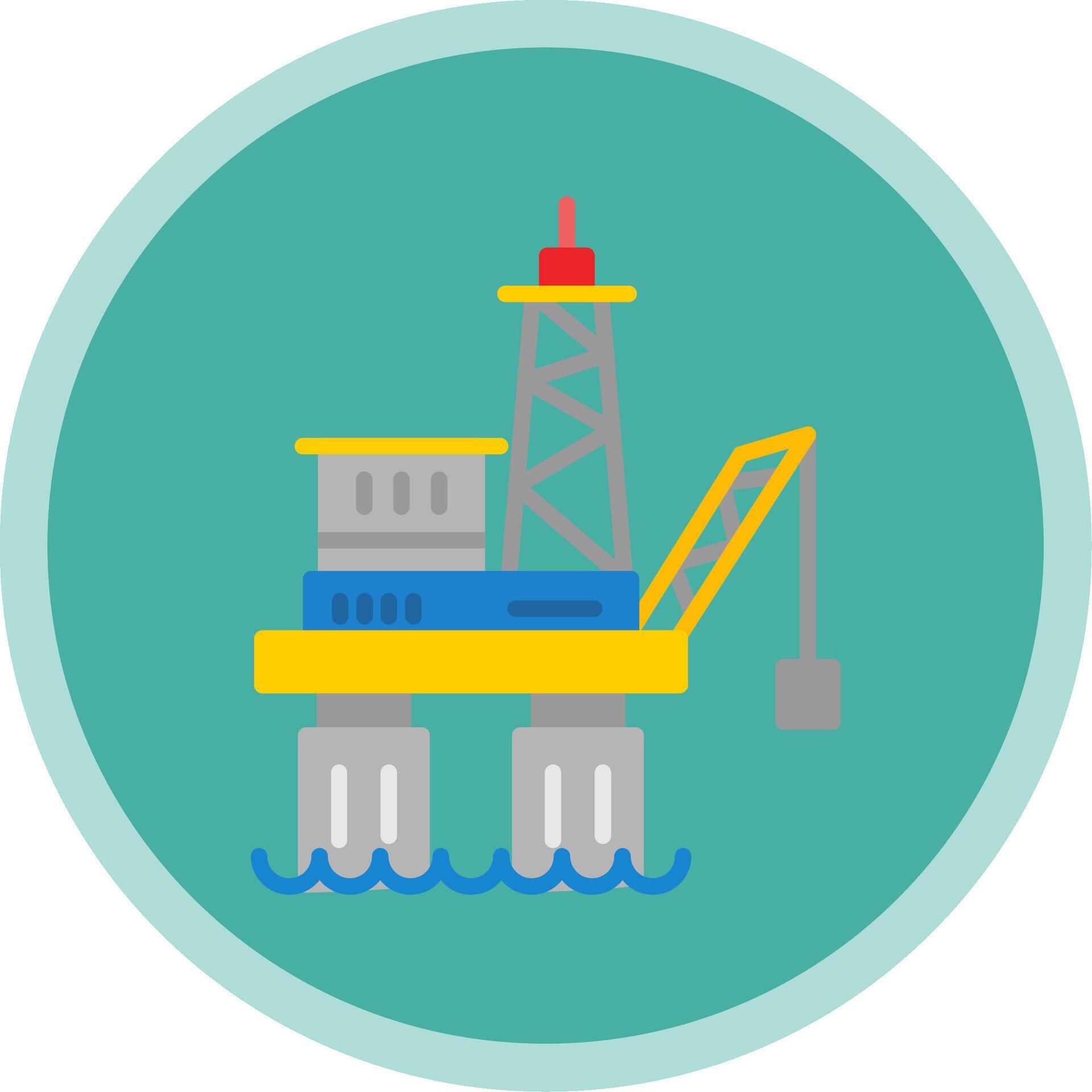 Offshore Platform Flat Multi Circle Icon 44116877 Vector Art at Vecteezy