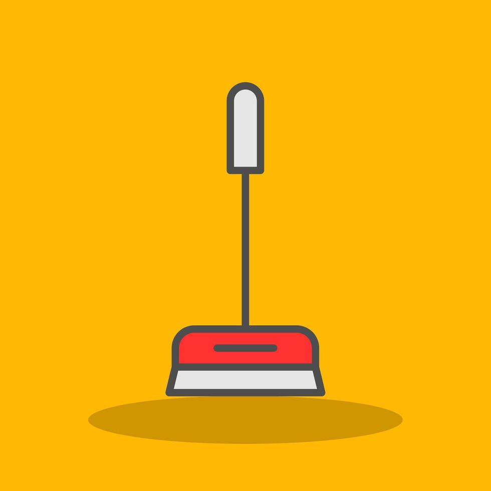 Cleaner Filled Shadow Icon vector