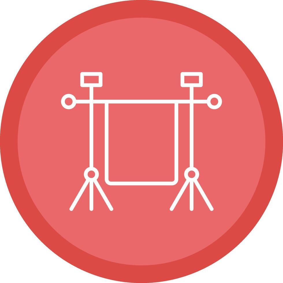 Chroma Line Multi Circle Icon vector