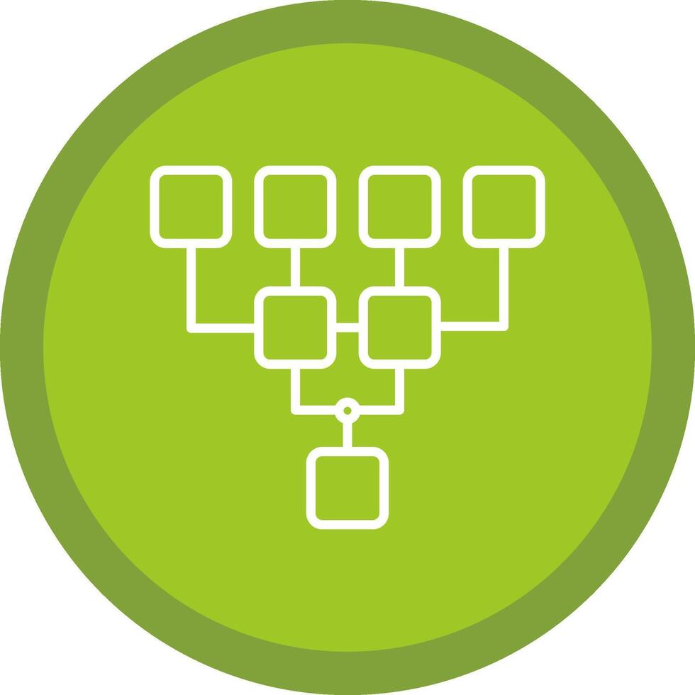 Structure Line Multi Circle Icon vector