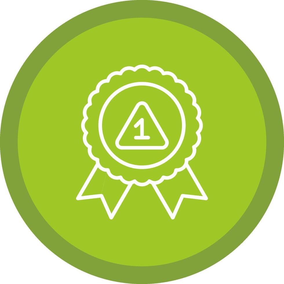 Award Line Multi Circle Icon vector