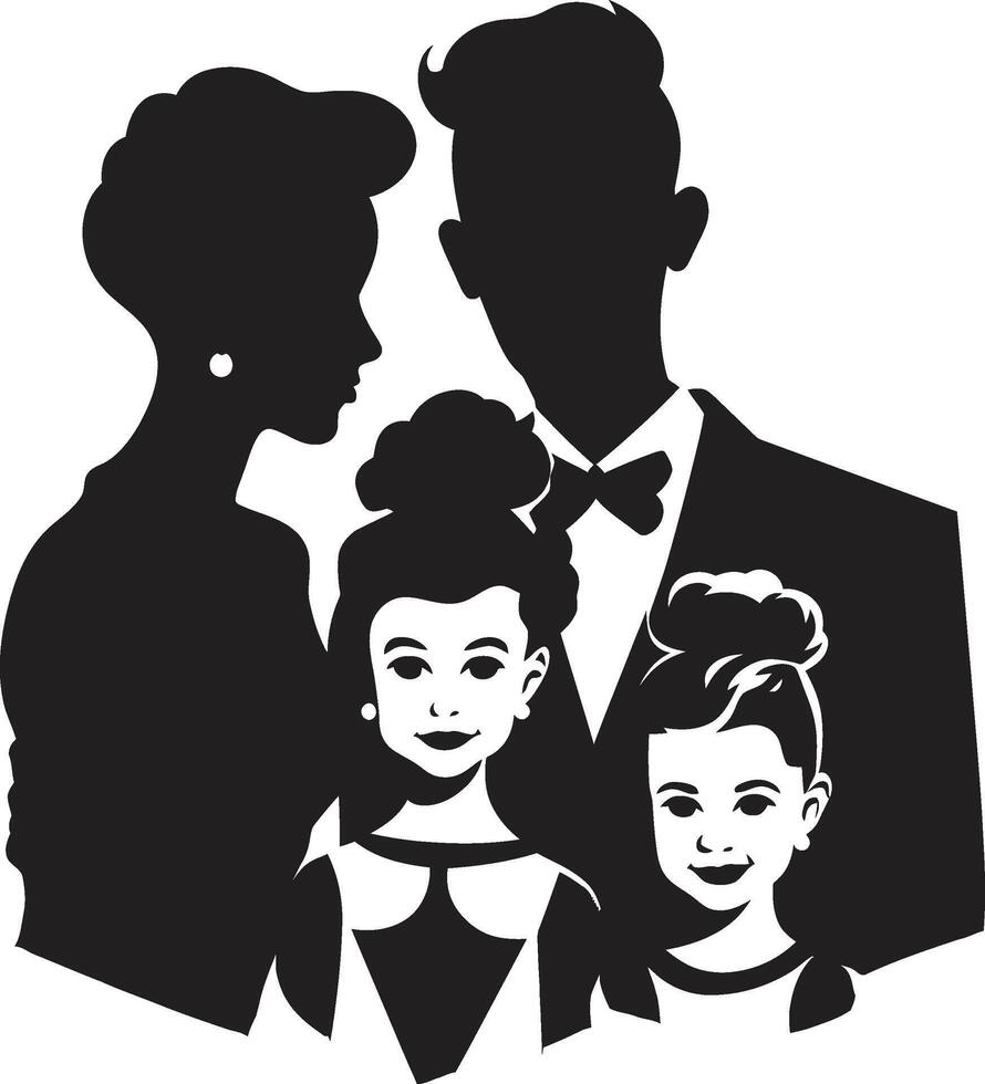 Serenity Squad Family ic Element United Uplift ic Happy Family vector
