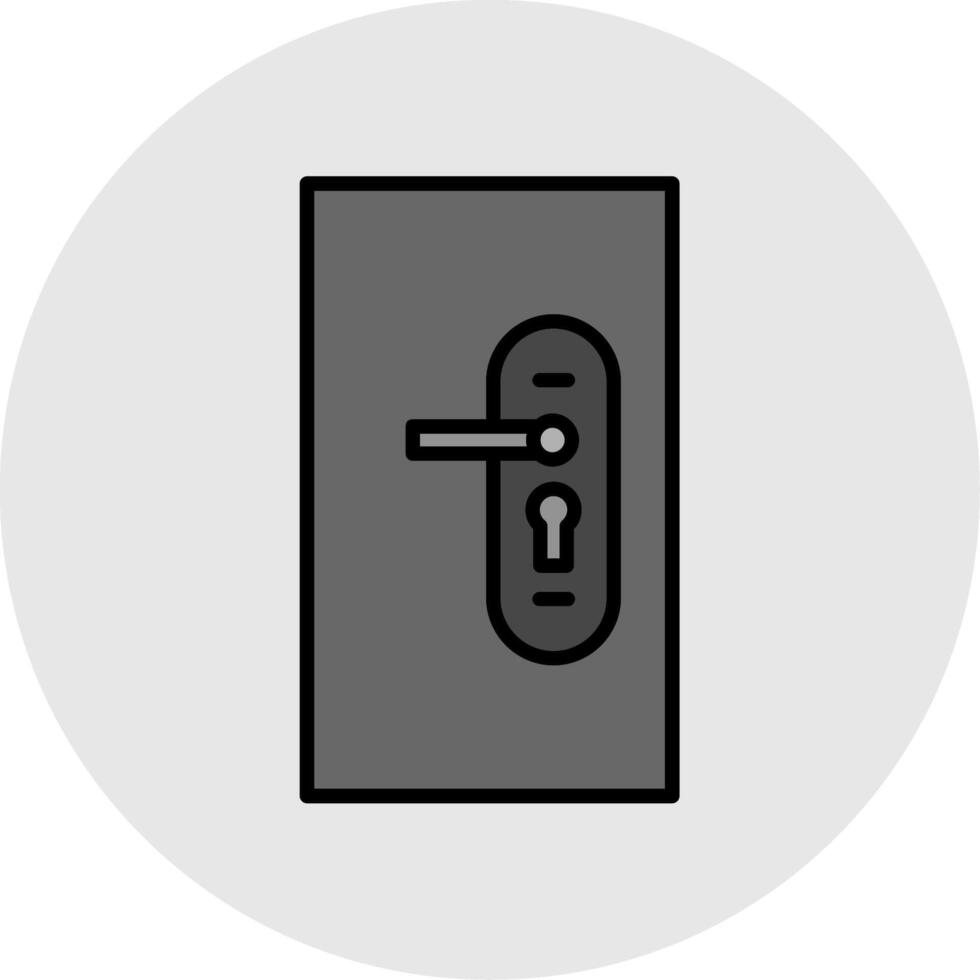 Locksmith Line Filled Light Icon vector