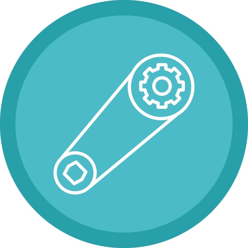 Belt Line Multi Circle Icon vector