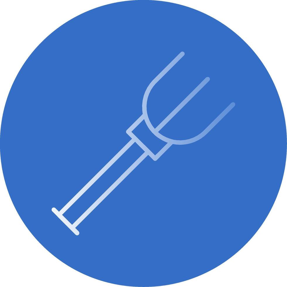 Fork Flat Bubble Icon vector
