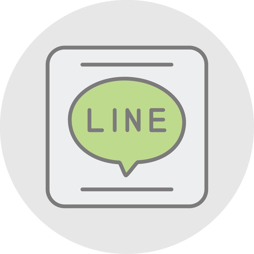 APP Line Filled Light Icon vector