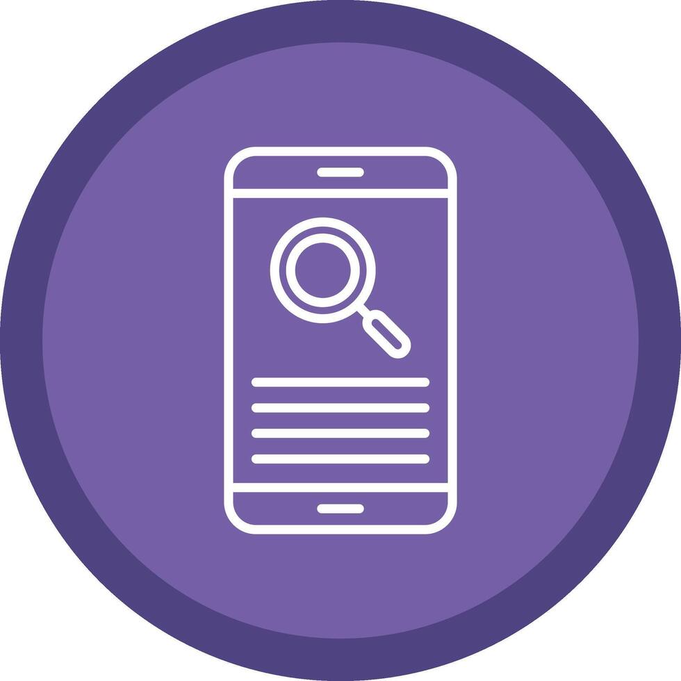 Smartphone Line Multi Circle Icon vector