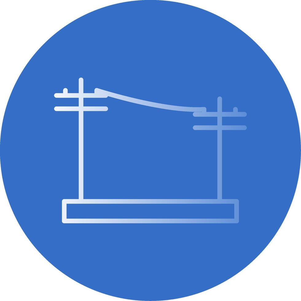 Power Flat Bubble Flat Bubble Icon vector