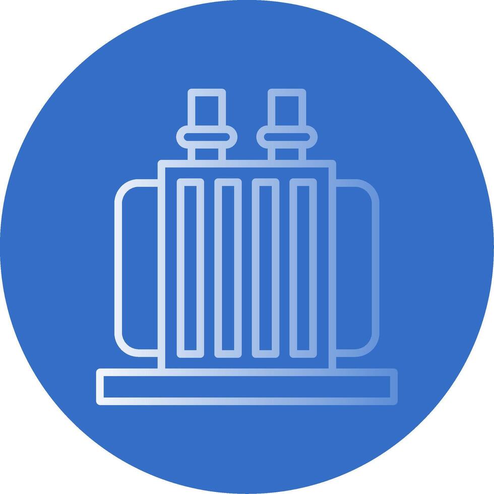 Transformer Flat Bubble Icon vector