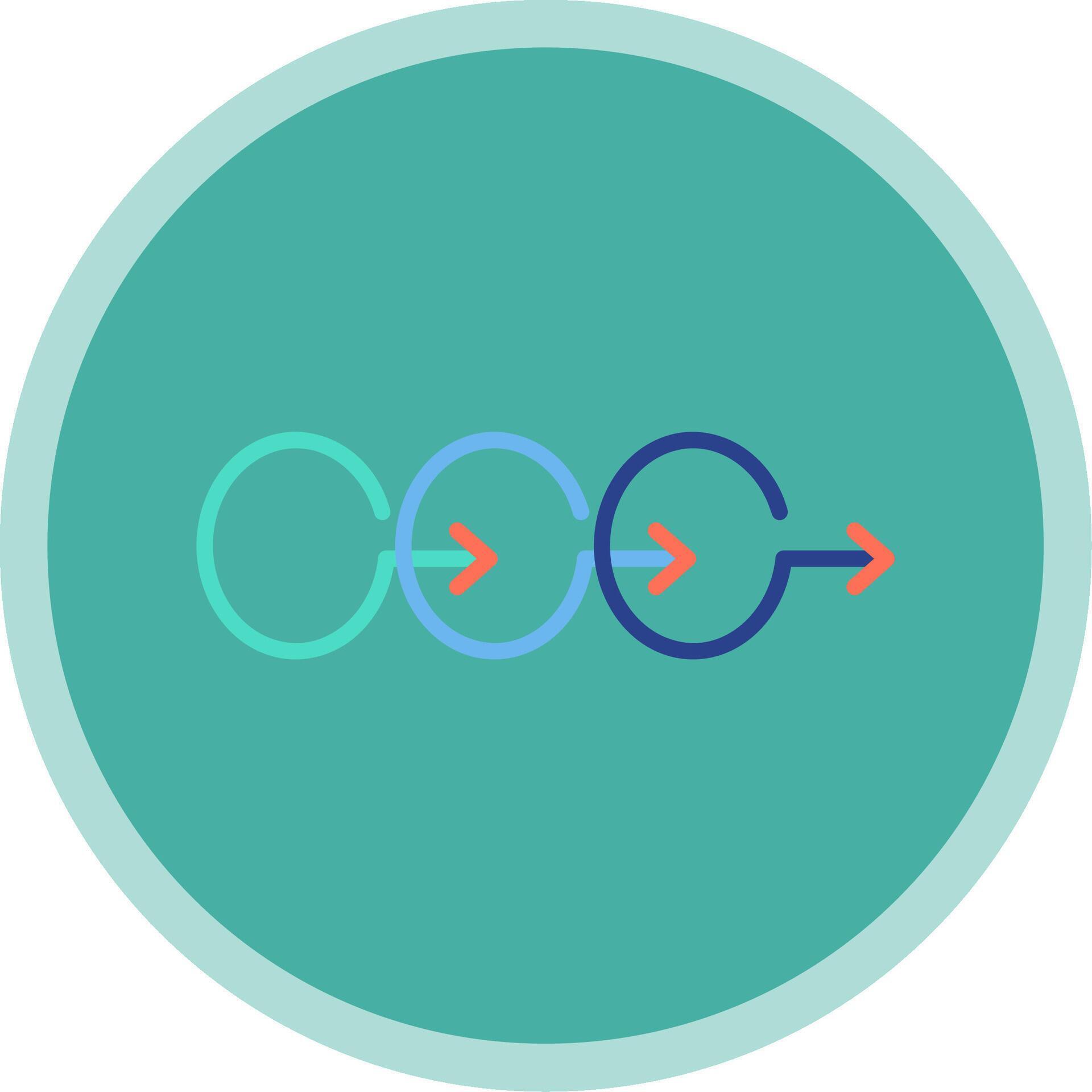 Process Chart Flat Multi Circle Icon 44120703 Vector Art at Vecteezy