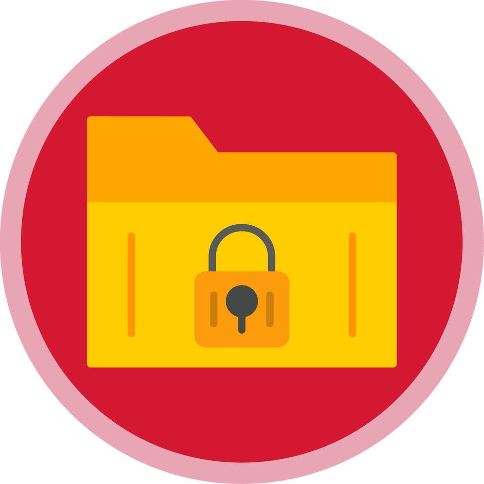 Secure Folder Flat Multi Circle Icon 44121134 Vector Art at Vecteezy