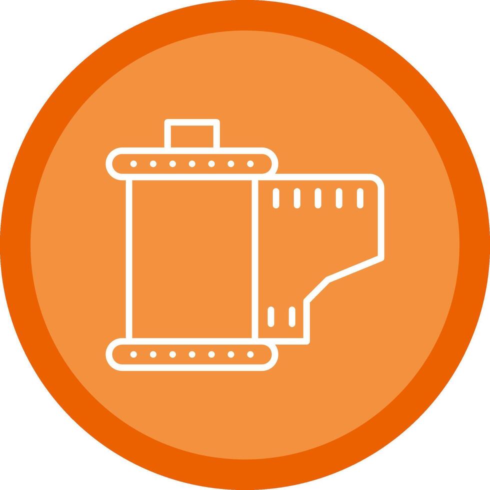 Cartridge Line Multi Circle Icon vector