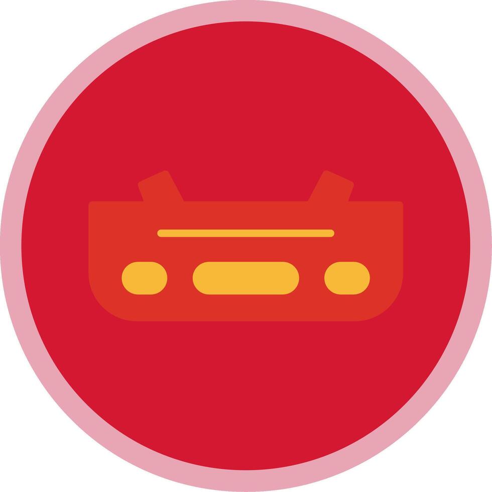 Bumper Flat Multi Circle Icon vector