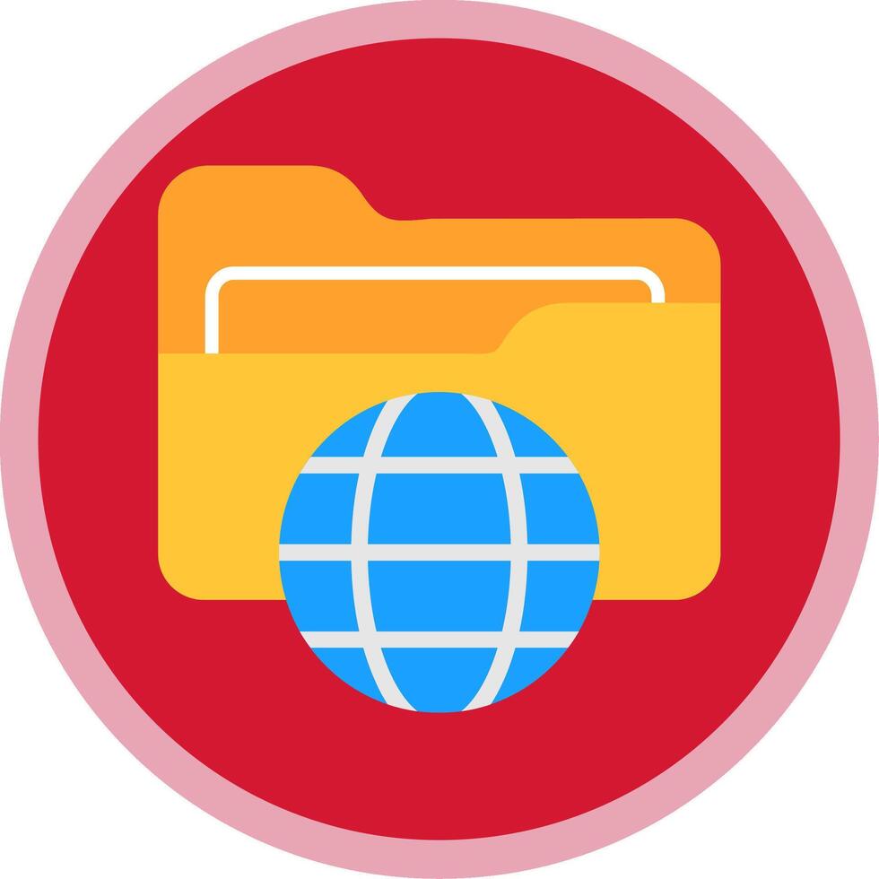 Folder Flat Multi Circle Icon 44121769 Vector Art at Vecteezy