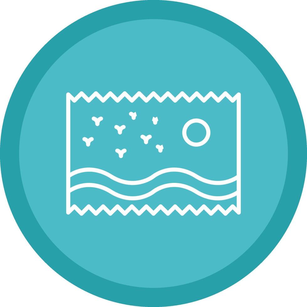 Photo Line Multi Circle Icon vector